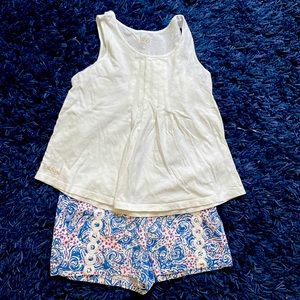 Lilly Pulitzer shirt and shorts